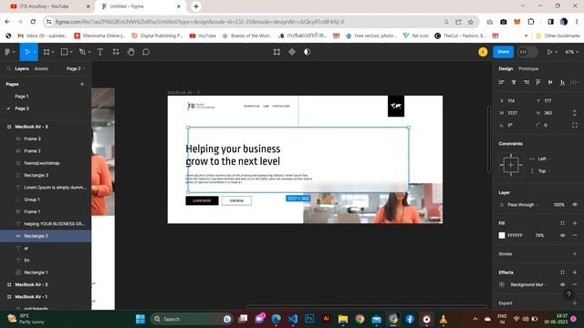 Figma bank website creation model design UX Elements part 2 смотреть онлайн