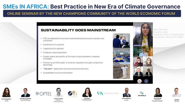 Risk Insights - SMEs in Africa: Best Practices in the New Era of Climate Governance" смотреть онлайн