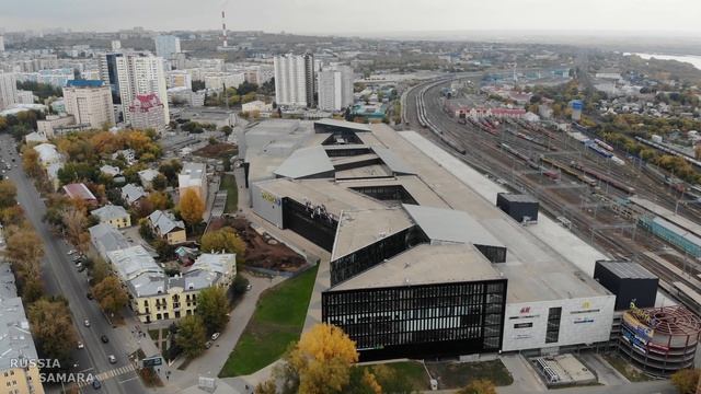 Окрестности Железнодорожного вокзала / ТЦ Гудок / Железнодорожный р-н, / город Самара / Russia смотреть онлайн