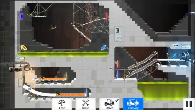 Bridge Constructor Portal Level 30 Walkthrough смотреть онлайн