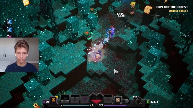 Minecraft Dungeons: Flames of The Nether DLC Playthrough! смотреть онлайн