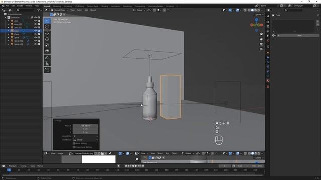 Как сделать в Blender флакон для масла с пипеткой Часть 2 смотреть онлайн