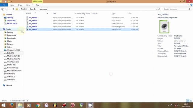 Compare Lossless Audio Compression Format смотреть онлайн