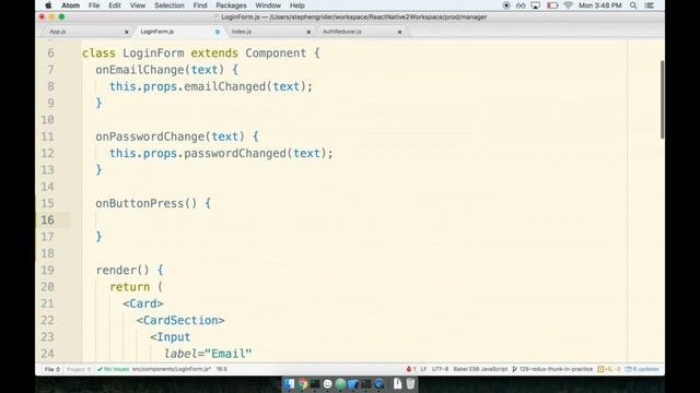 114 - Redux Thunk in Practice Continued in React Native смотреть онлайн