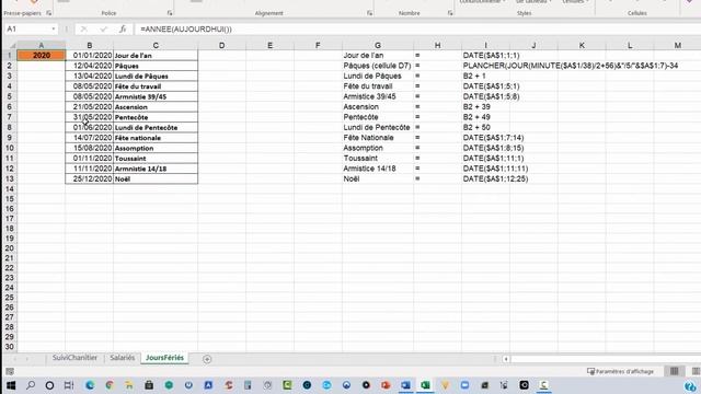 Créer Un Planning Excel Automatisé Et Dynamique ? смотреть онлайн