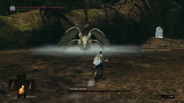 Dark Souls Remastered - Sanctuary Guardian NG+ (No Damage) Gold Tracer/Painting Guardian Sword смотреть онлайн