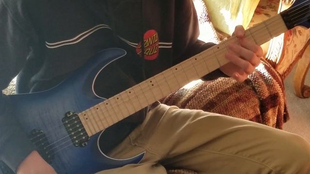 Alex working out his new Ibanez guitar смотреть онлайн