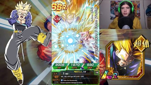 Dokkan Battle: LR Trunks Legendary Summon! 300 Dragon Stones Summoning! смотреть онлайн