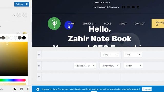Change Color Menu Text In Astra Theme Header WordPress смотреть онлайн