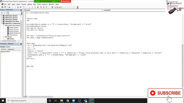 Outlook Automation via Excel VBA Macros смотреть онлайн