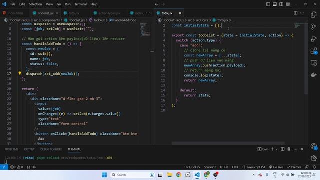 ReactJS - TodoList - Redux смотреть онлайн