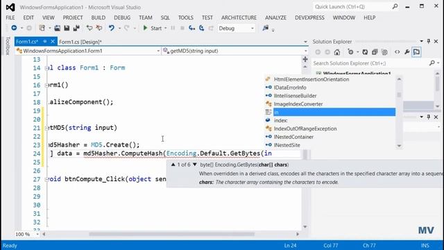 C# How To Compute MD5 Hash смотреть онлайн