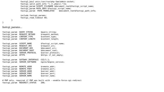 DevOps & SysAdmins: php-fpm/nginx giving scripts wrong path info смотреть онлайн