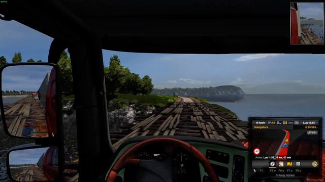 Euro Truck Simulator 2 (1.32 Beta) Map New Republic of Aloma 1.32 + DLC's & Mods смотреть онлайн