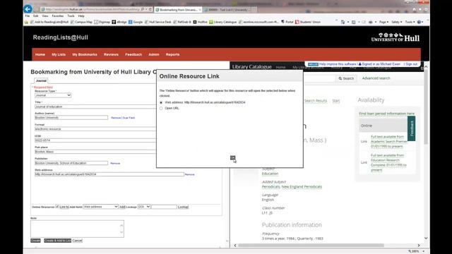 Adding an electronic journal to your reading list смотреть онлайн