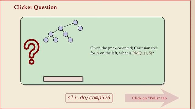 COMP526 9-5 §9.4 Cartesian trees смотреть онлайн