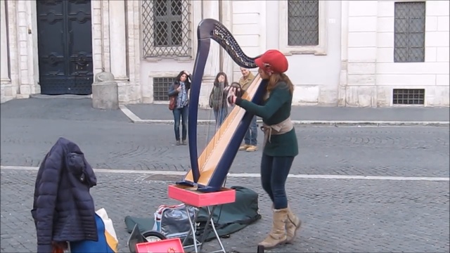 Yann Tiersen - Comptine D`un Autre Ete ► STREET HARP COVER