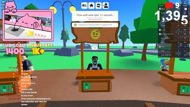? Roblox Donating To Viewers Live! (DONATION SPINNER!) ? смотреть онлайн