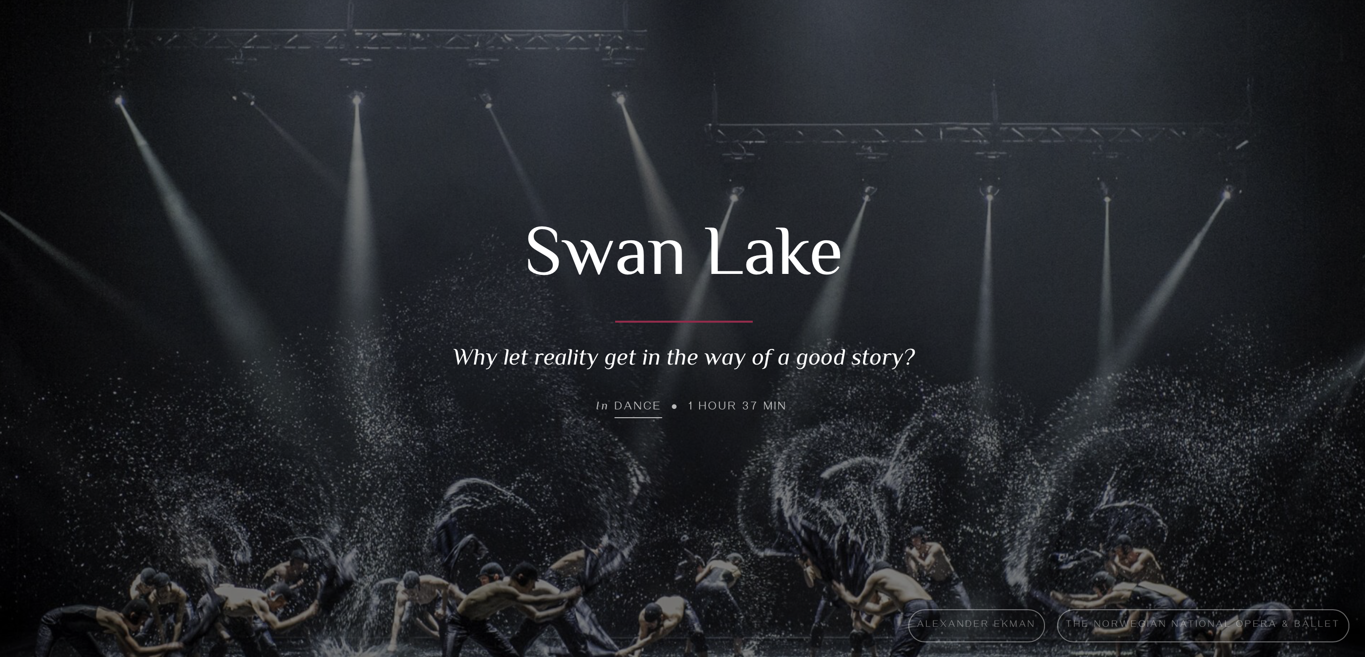 a Swan Lake - Alexander Ekman смотреть онлайн