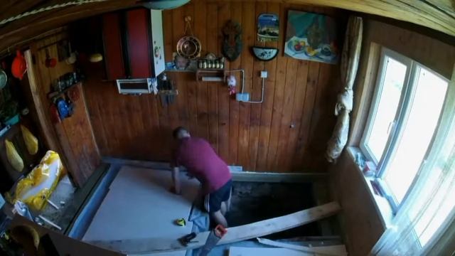 Замена пола в кухне смотреть онлайн