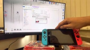Nintendo Switch rev.1 включение