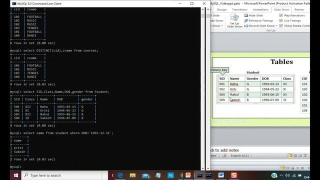 MySQL Select Command Part 1 смотреть онлайн