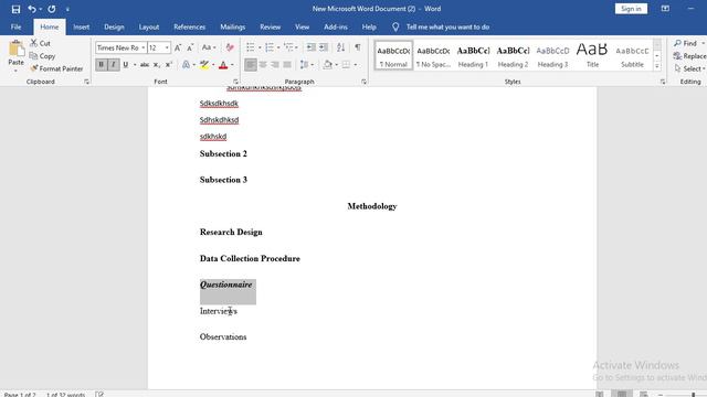 Microsoft Word Basics for Research/Term Papers | Generating a Table of Contents смотреть онлайн