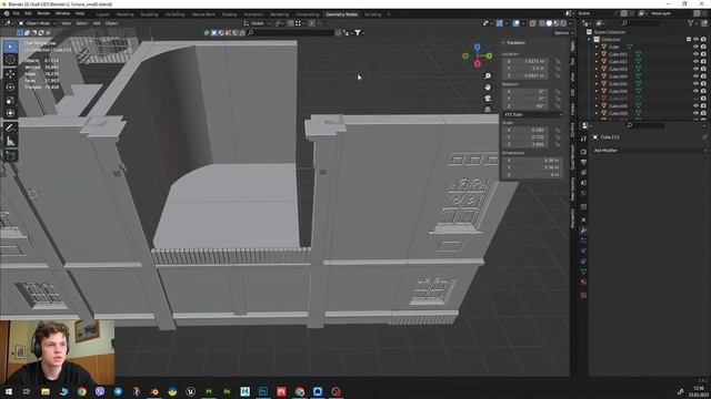 Environment. Modular house in Blender. Part 2 смотреть онлайн