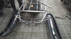 Самодельный снегоход 02 ,часть №8 рычаги передней подвески.