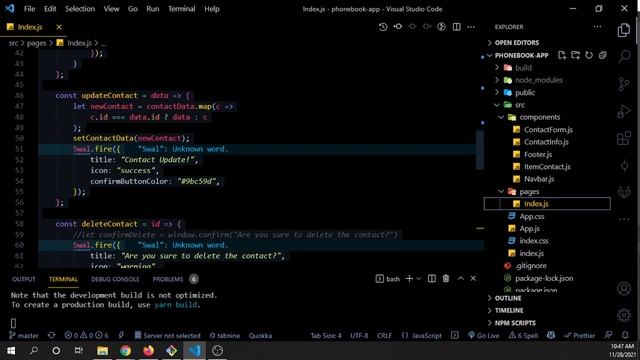 Crear Agenda de Contacto - React js y LocalStorage смотреть онлайн