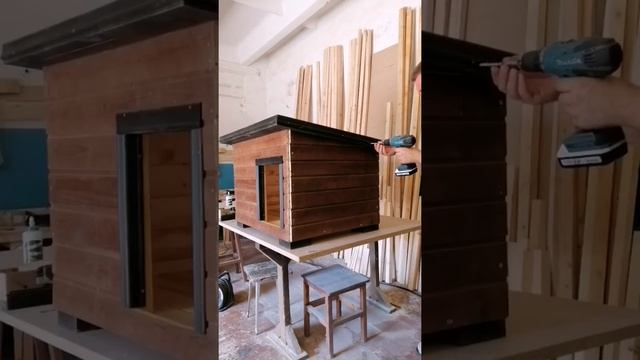 Сборка будки для собаки "Коттедж" смотреть онлайн