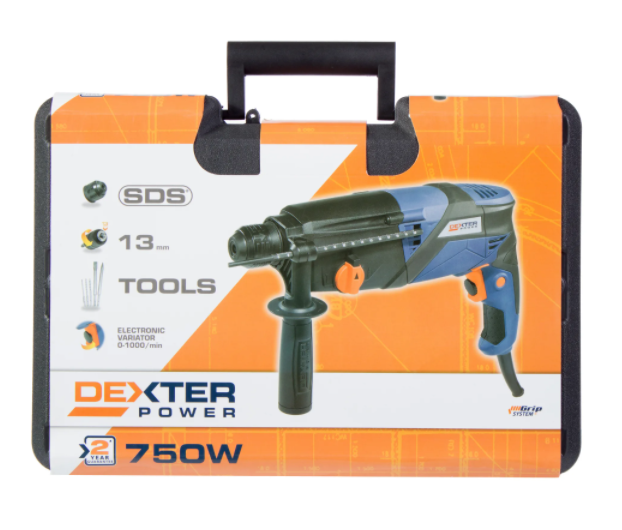 Перфоратор Dexter Power IC750EH 2.5 Дж 750 Вт смотреть онлайн