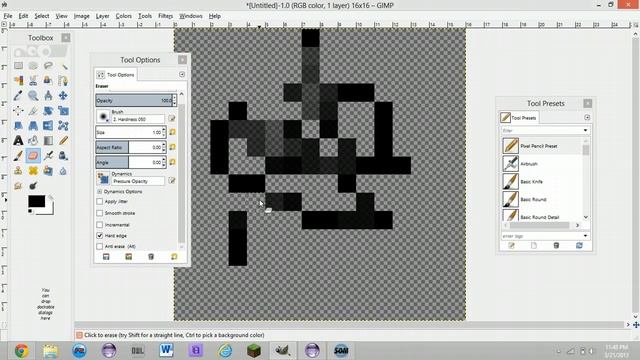How to Make Minecraft Pixel Art with Gimp смотреть онлайн