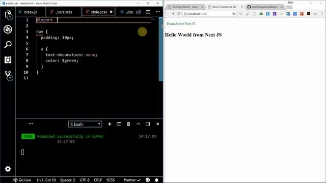 React SEO and SCSS with Next JS - Next JS Tutorial Part 2 смотреть онлайн