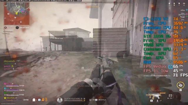 VITÓRIA - WARZONE 2 | E3 1270 V2 + GTX 1650 GDDR6 | Xeon E3 1270 V2 | MW2 | [35] смотреть онлайн