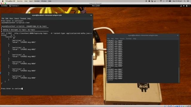 KAFKA BRIDGE HTTP REST API DEMO смотреть онлайн