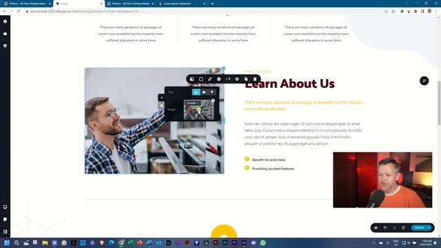24: Change Images for the image element and columns' background. ? WordPress Starter Course 2023 смотреть онлайн