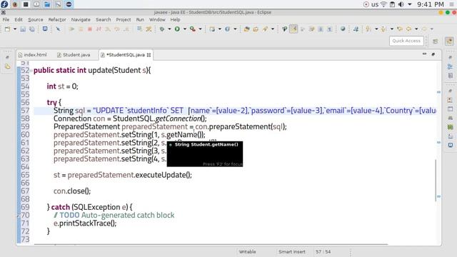 24 JAVA EE Servlets update database Student SQL смотреть онлайн