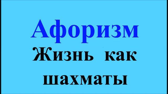 В жизни как в шахматах - афоризмы Максима Костенко, афоризм 50 смотреть онлайн