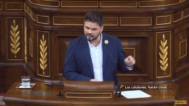 Gabriel Rufian, instalado en la mentira y el victimismo en el debate de investidura Pedro Sánchez смотреть онлайн
