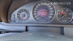 Установка времени аналоговых часов на автомобиле Mercedes E, CLK Class #w209 , #w211