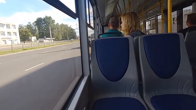 Поездка на троллейбусе БКМ 321 (023). Маршрут 5. смотреть онлайн