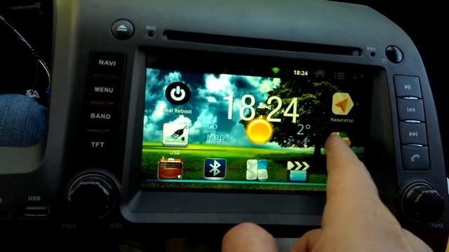 2DIN ГУ Android 2.3.4 для Honda Civic 4D (до 2011) видео 2 из 2 смотреть онлайн