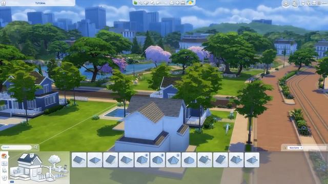 EASY STEP BY STEP HOUSE TUTORIAL | Sims 4 How To Build A House смотреть онлайн