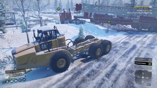 SnowRunner 2020 - Карта Аляска #2 Полное прохождение (SpinTires, MudRunner) смотреть онлайн