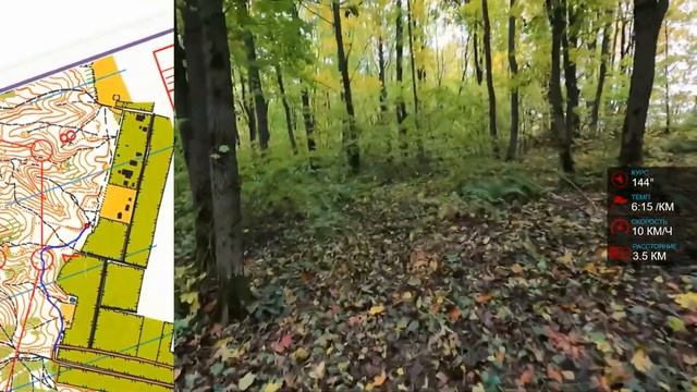 Спортивное ориентирование (headcam Orienteering) - Кубок Могилева 2023, Полыковичи, средняя - 21.10