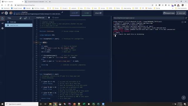 Repl.it c++ where's my executable? смотреть онлайн