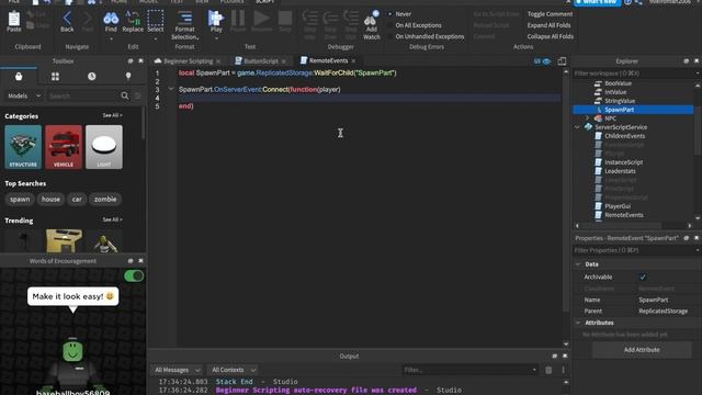 How To Script On Roblox 2022 - Episode 13 (Remote Events) смотреть онлайн