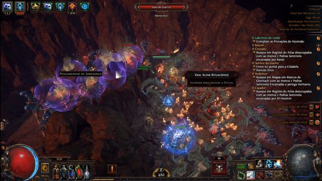 POE - Elemental Hit Miner Scion BOSS T15 - 16 (cheap build) смотреть онлайн