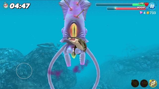 Hungry Shark World Megalodon Vs Colossal Squid Boss Battle - All 39 Sharks Unlocked Hack Gems Coins